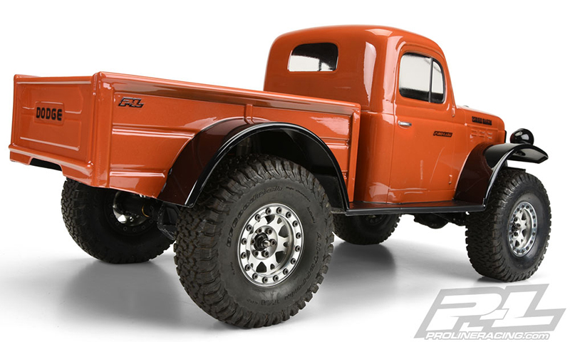 Caroserie Proline 1946 Dodge Power Wagon Nevopsita 12.3" - 313mm Scale Crawlers