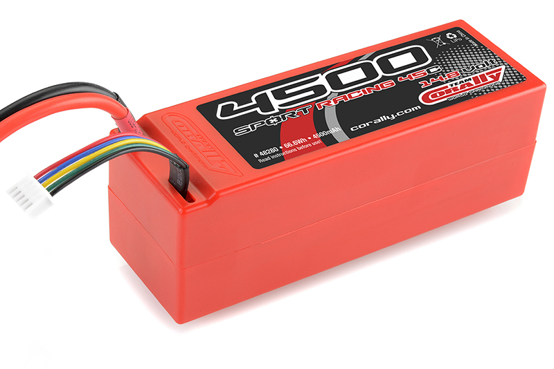 Acumulator LIPO 14.8V 4500mah 4S/45C Sport Racing (Deans)