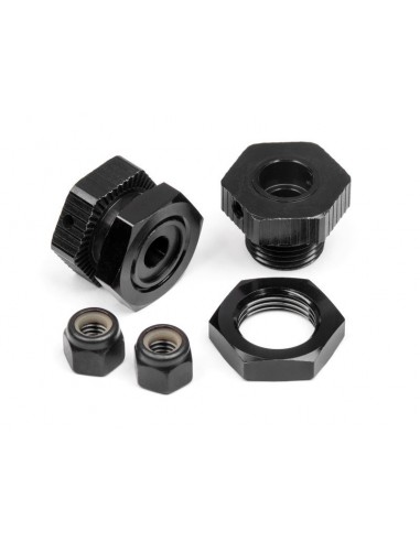 Set Hexuri Aluminiu 17mm Savage (Negru/4 buc)