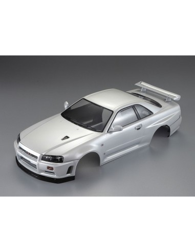 Caroserie vopsita 1/10 Nissan Skyline R34 Killerbody gri perlat