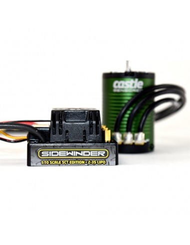 Combo Castle Creations Sidewinder SCT Waterproof cu Motor 3800KV Sensored