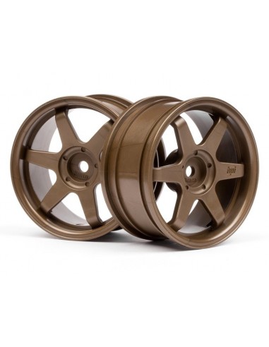 Set jante HPI TE37 26mm BRONZE (3mm OFFSET/2buc)