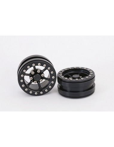 Set Jante Metalice METSAFIL cu Beadlock PT-Royalty Negre1.9 (2 buc)