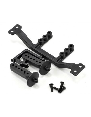 Set turn si suport caroserie RPM spate Traxxas Slash (Negru)