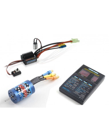 Combo Brushless Hobbywing Ezrun SL18 cu Motor 2030-18T/Card Programare pentru 1:18