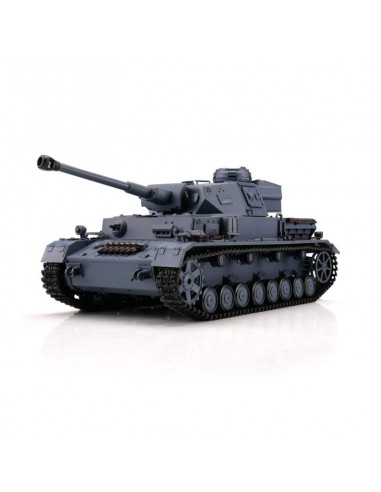 Tanc radiocomandat Torro 1/16 RC PzKpfw IV Vers. F2 grey BB+IR (senile metal)