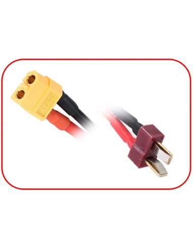 Cablu Incarcare/ Adaptor de la XT60 la T-Plug (Deans) - 15cm