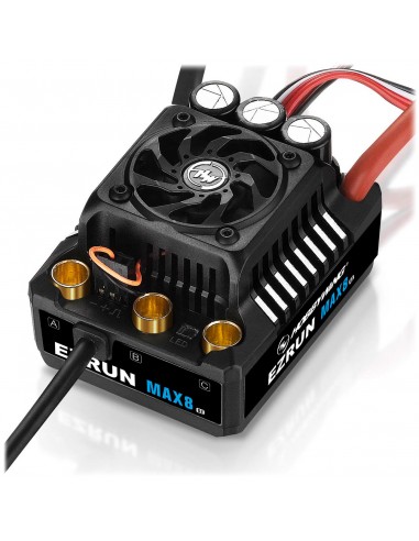 Regulator turatie Hobbywing Ezrun MAX8 G2 80 Amp 3-6s LiPo BEC 6A