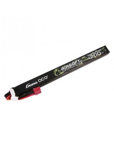 Acumulator Lipo Gens Ace 25C 1200mAh 3S1P 11.1V Airsoft Gun cu conector T Plug - Long size