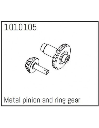 Set Pinion Atac/ Diferential Absima 1/18 Metalice Absima PRO Crawler