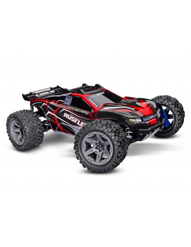 Automodel Traxxas Rustler 4x4 BL-2S Brushless - RTR - Stadium Truck - scara 1/10 -  Rosu