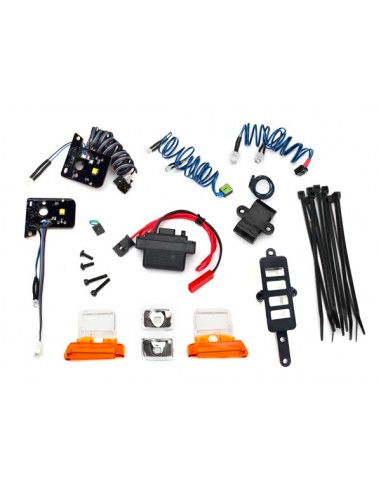 Set Sistem Complet Lumini Traxxas TRX-4 Ford Bronco sau Ford F-150 cu Sursa (LED)