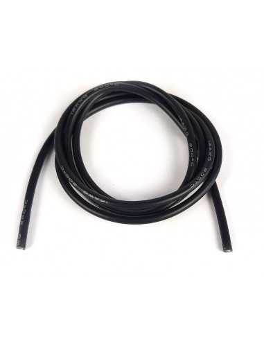 Cablu Siliconic 14 AWG 2,5mm² Negru 1 Metru H-Speed