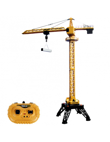 Macara HUINA Tower Crane - scara 1:14 - 2,4GH - 12 canale