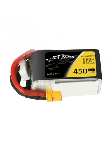 Acumulator Lipo TATTU 450mAh 14.8V 75C 4S1P cu XT30