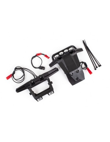 Kit de Lumini LED complet (cu bara de protectie fata/spate + cablu Y ) pentru TRAXXAS Rustler 4x4