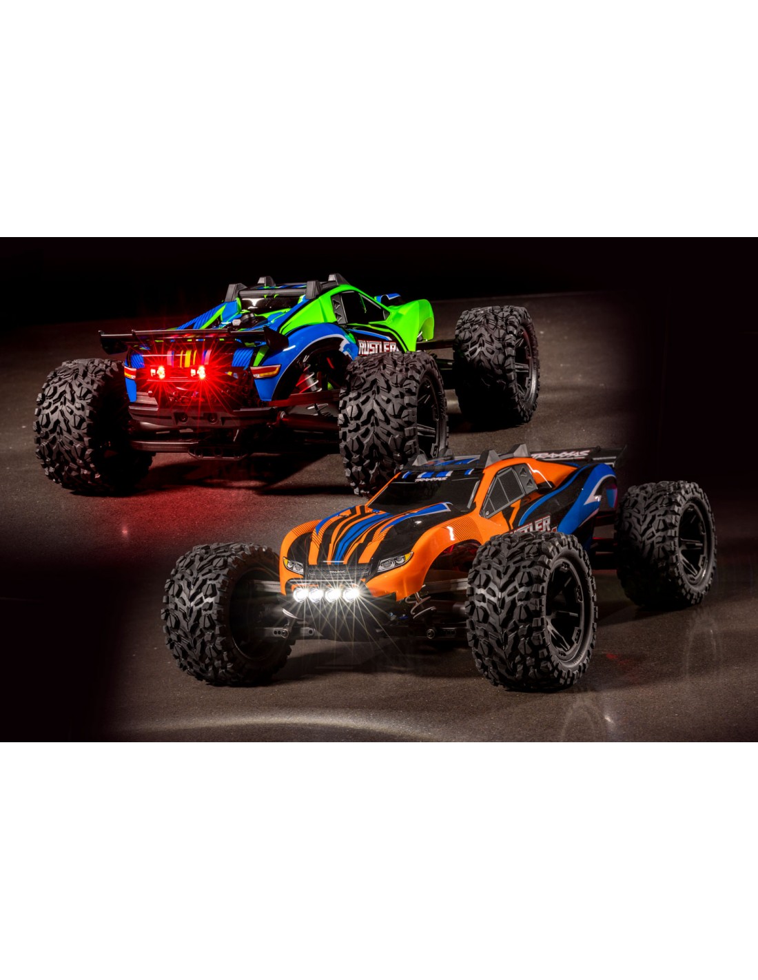 Kit De Lumini Led Complet Cu Bara De Protectie Fata Spate Cablu Y Pentru Traxxas Rustler X