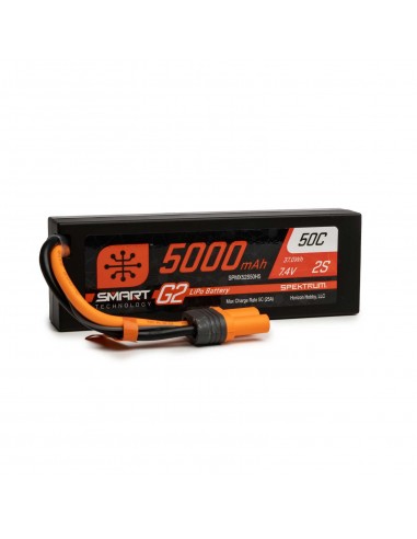 Acumulator 7.4V 5000mAh 2S 50C Smart G2 Hardcase LiPo IC5