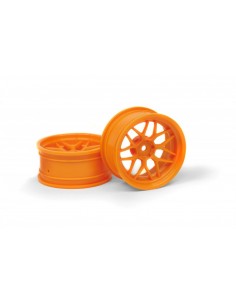 Set Jante HPI TECH 7 ORANGE (9MM Offset/2buc)