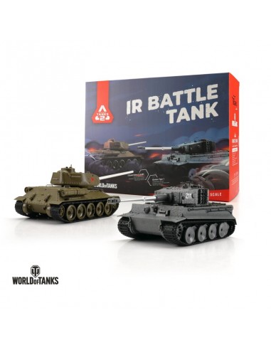 Set 2 Tancuri Torro World of Tanks Scara 1/30 RC Tiger I + T-34/85 cu IR