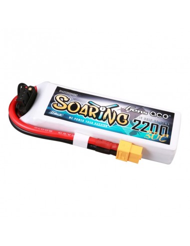 Acumulator LiPo Gens Ace G-Tech Soaring 2200mAh 11.1V - 30C - 3S1P cu conector XT60