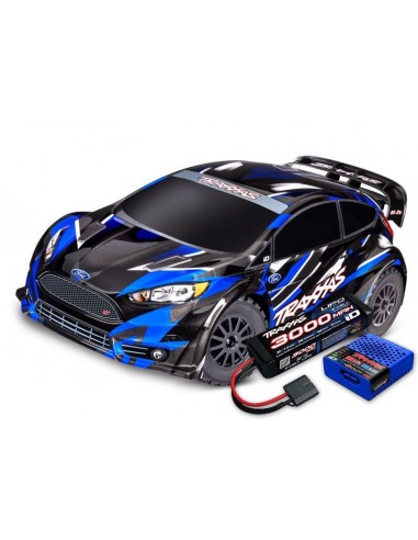 Automodel TRAXXAS Ford Fiesta ST 4x4 BL-2S 1/10 Rally RTR Brushless - cu Incarcator rapid si Acumulator Lipo 3000mah