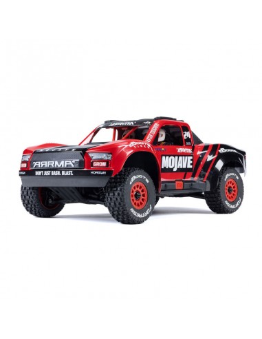 Automodel MOJAVE GROM MEGA 380 Brushed 4X4 Small Scale Desert Truck RTR cu baterie si incarcator Rosu/Negru