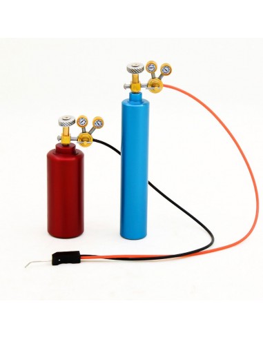 Accesoriu la scara 1/10: Butelie NOS/O2 Metalice H-Speed