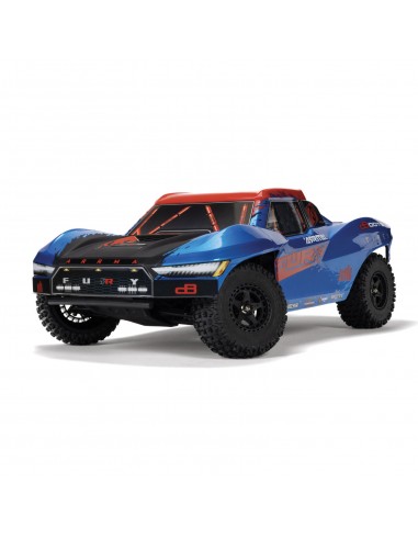 Arrma FURY 223S BLX Brushless 2WD Short Course Truck RTR cu DSC Albastru