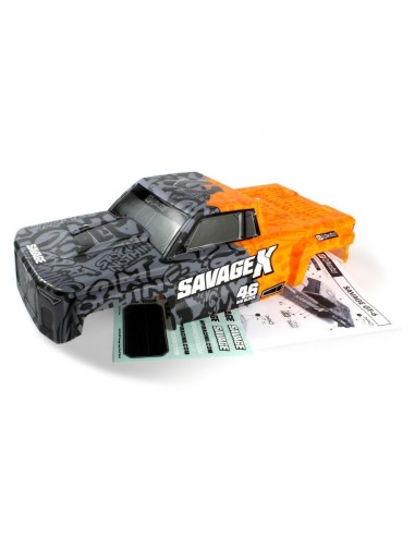 Caroserie Vopsita HPI GT-6 Sportcab (Gri/Orange)
