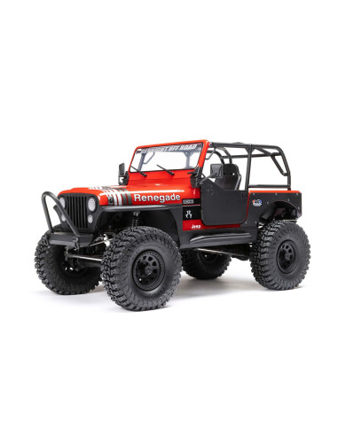 Automodel Axial 1/10 SCX10 III Jeep CJ-7 4X4 RTR Brushed Rock Crawler Rosu