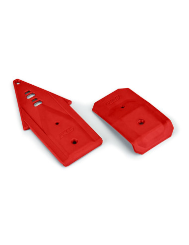 KIT Skid plates Bash Armor fata spate (Rosu) pentru masini ARRMA 3S PROLINE