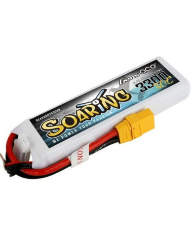 Acumulator Gens ace G-Tech Soaring 3300mAh 11.1V 30C 3S1P Lipo cu XT90