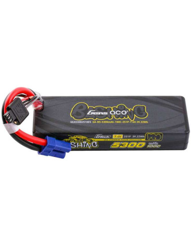 Acumulator Gens ace G-Tech 5300mAh 7.4V 100C 2S Lipo cu EC5 Bashing