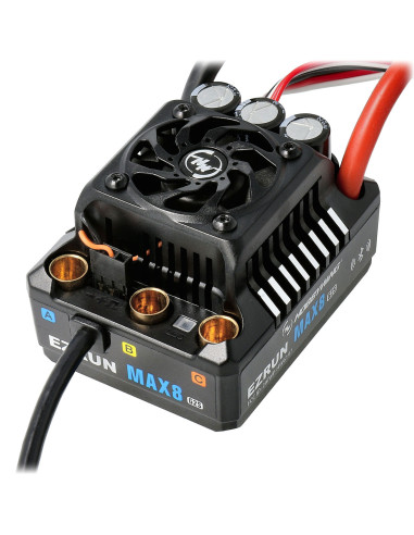 Regulator de turatie Hobbywing Ezrun MAX8 G2S ESC 160 Amp 3-6s LiPo, BEC 6A