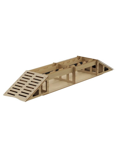 Pista automodele pod cu lemne Plank Bridge 1:24 si 1:18