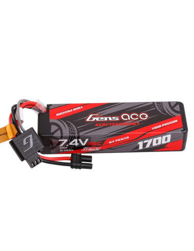 Acumulator Lipo Gens Ace G-tech 1700mAh 2S 35C 7.4V HardCase cu iEC2