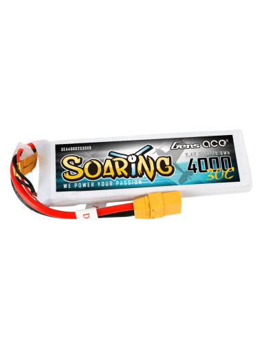 Acumulator LipoGens Ace Soaring 4000mAh 7.4V 30C 2S1P cu XT90