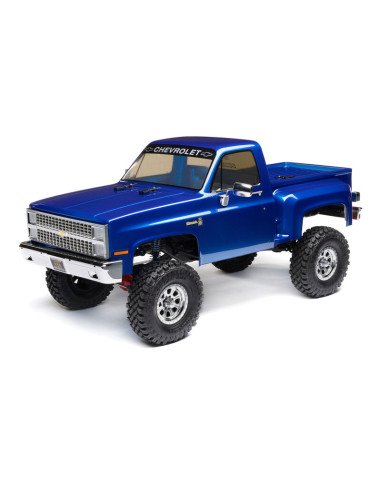 Axial 1:10 SCX10 III Base Camp 1982 Chevrolet K10 4X4 RTR Brushed Rock Crawler Albastru