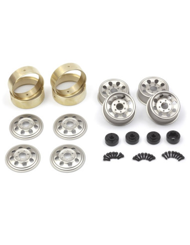 Set Jante CS-8 Otel Beadlock 1.2in HPI Venture18 (Gri/4buc)