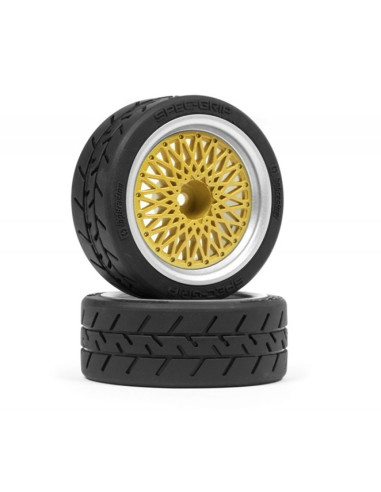 Jante HPI BBS RS 26mm Aurii Argintii Offset 6mm RC 1/10
