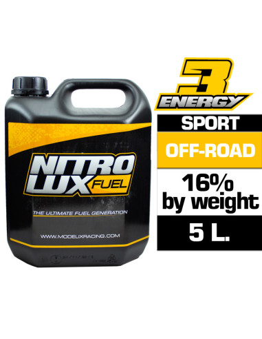 Combustibil NITROLUX ENERGY3 OFF ROAD 16% SPORT EU NO LICENCE 5 L
