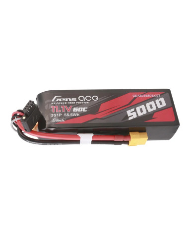 Acumulator Gens ace G-Tech 5000mAh 11.1V 60C 3S1P Lipo cu XT60