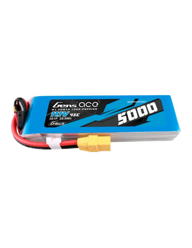 Acumulator Gens ace G-Tech 5000mAh 11.1V 45C 3S1P lipo battery cu XT90
