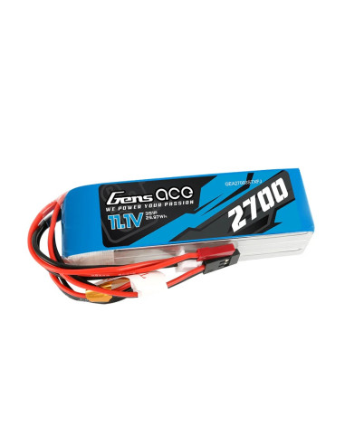 Acumulator Gens ace 2700mAh 11.1V TX 3S1P Lipo Battery cu Futaba JST-XHR JST-SYP