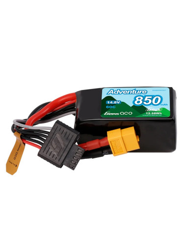 Acumulator Lipo Gens ace G-Tech 850mAh 4S1P 14.8V 60C Adventure RC