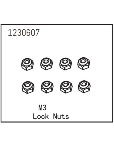 Piulite M3 8 buc