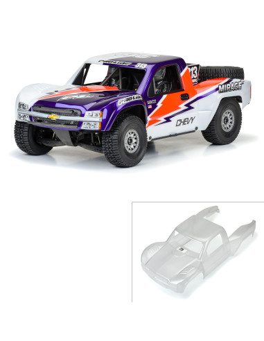 Caroserie Nevopsita Proline 1/7 Pre-Cut 2007 Chevy Silverado : Unlimited Desert Racer
