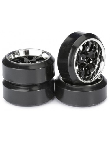 Set roti Absima Drift LP "Comb / Profile C" negru 1:10 (4 buc)