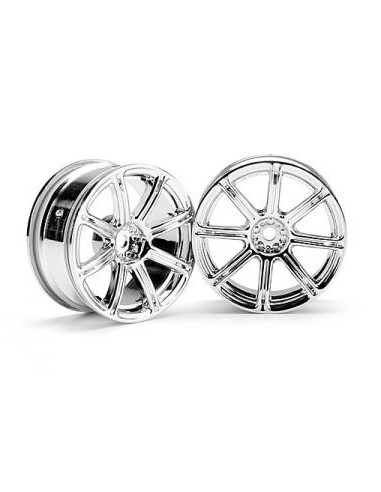 JANTE HPI WORK EMOTION XC8 26mm CHROME (3mm OFFSET)